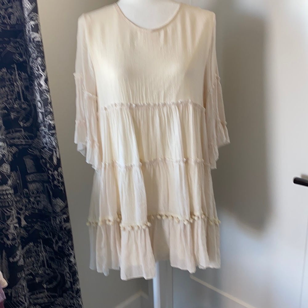 Paisley Vine Boho Tunic Top or dress.